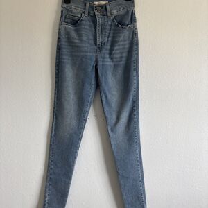 Levi's Retro High Skinny Jeans Long Women's Size 25 (Fits 25x32) Blue NEW